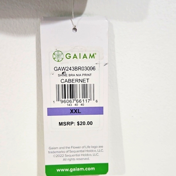 GAIAM Multicolor Tie-Dye Sports Bra - Picture 6 of 8